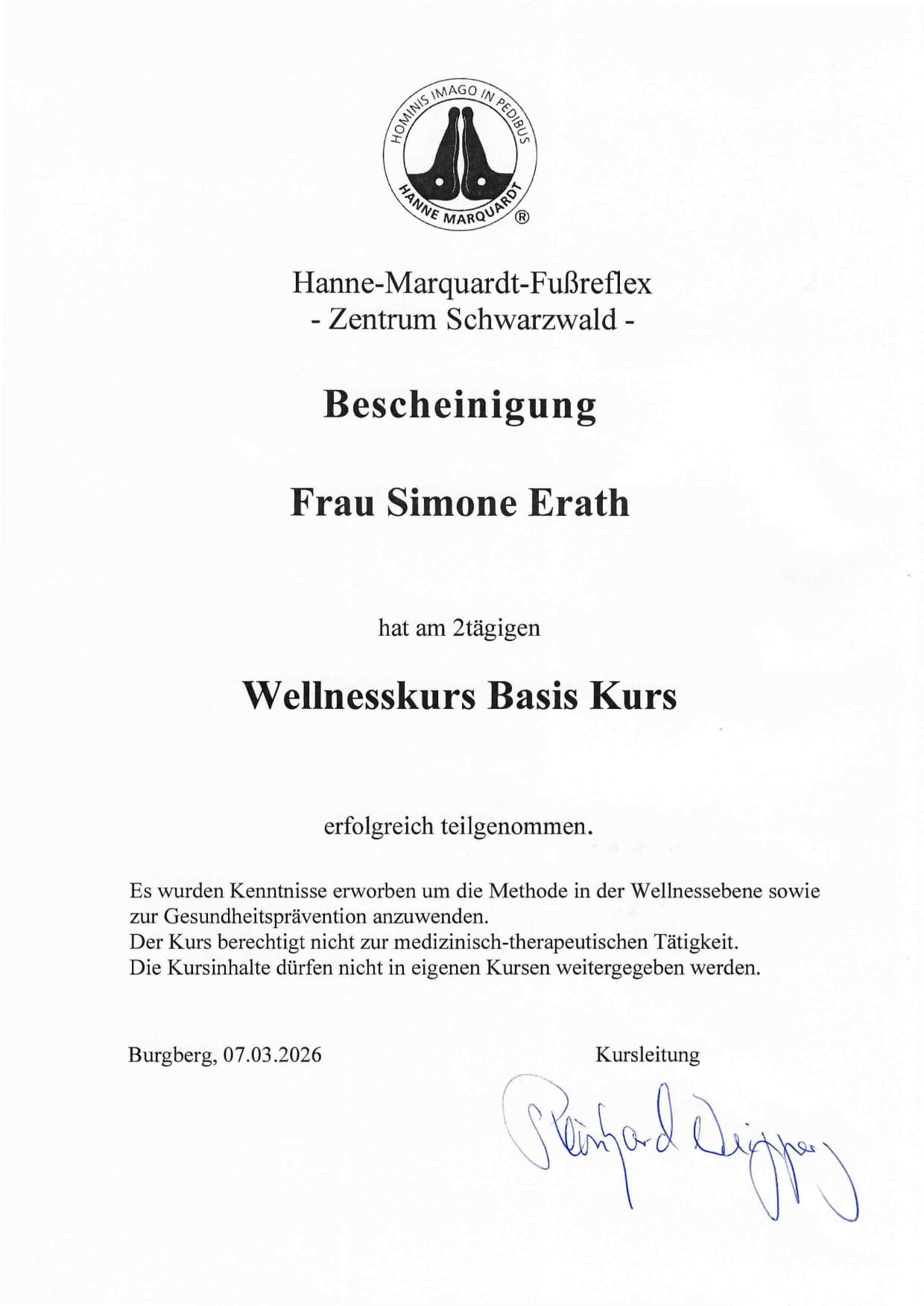 Wellness Basis Kurs
